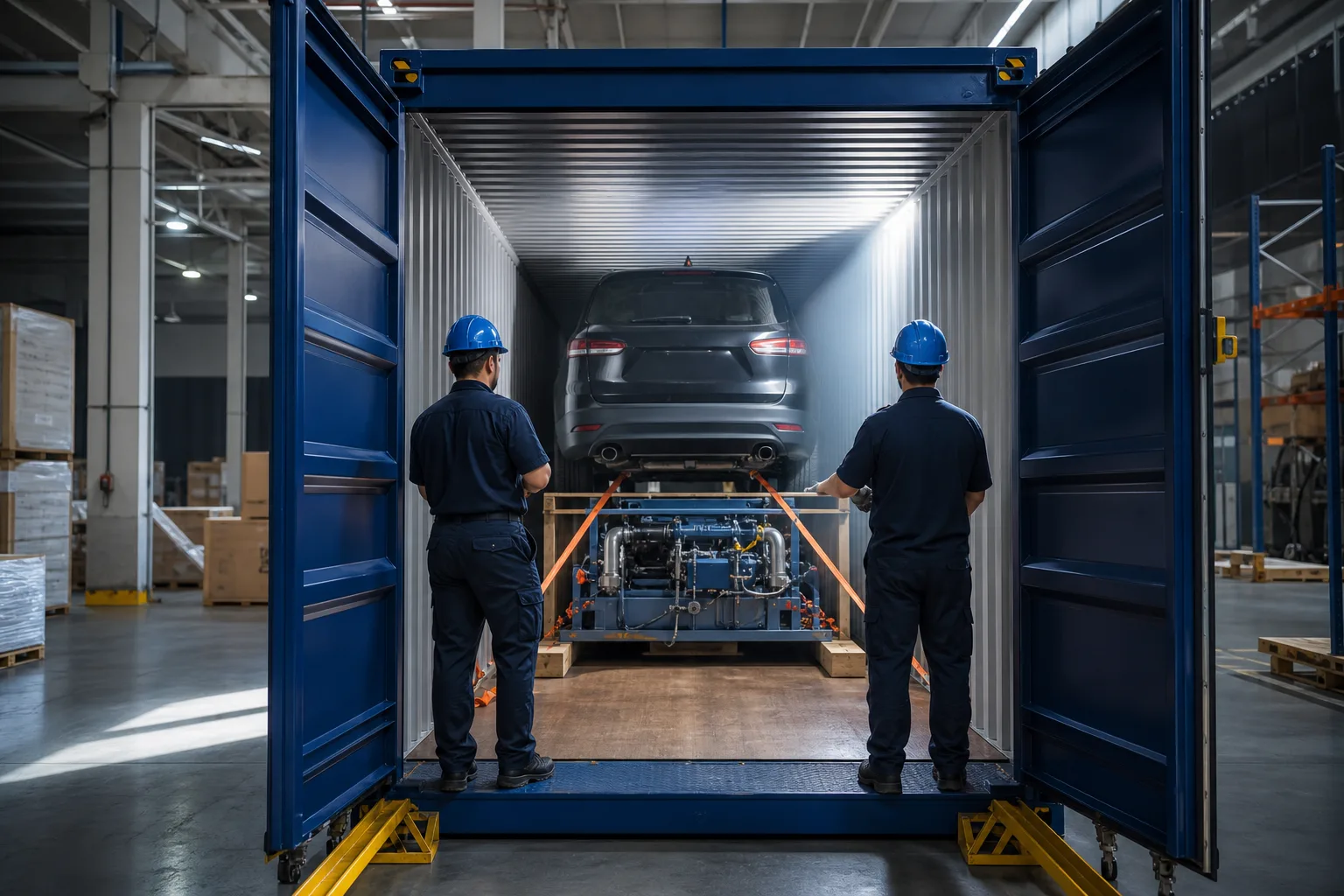 Professional vehicle and machinery consolidation operation